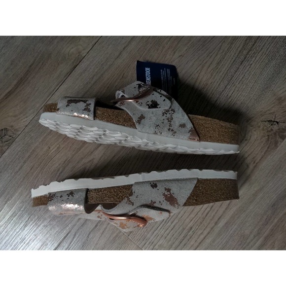 Birkenstock Siena Rose Gold Metallic Copper Exquisite Sandals EU 38 Womens 7-7.5 - Picture 11 of 12